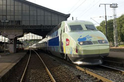 tgv en gare de nice